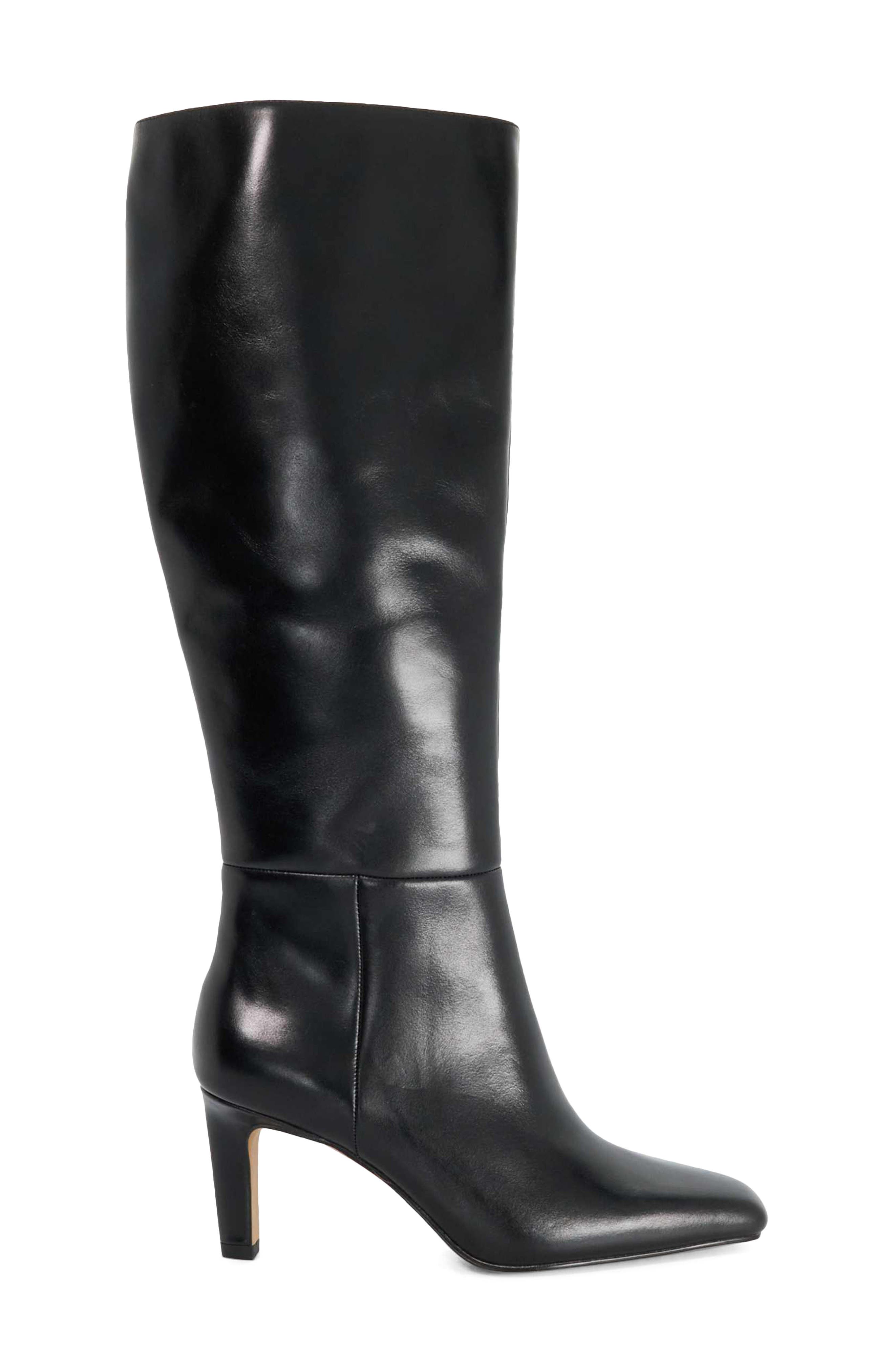 Standin Knee High Boot, Alternate, color, BLACK