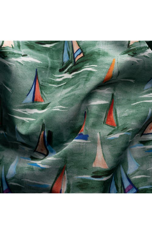 Eton Printed Drawstring 5 Swim Trunks