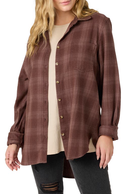 O'neill Travys Plaid Shirt In Brown