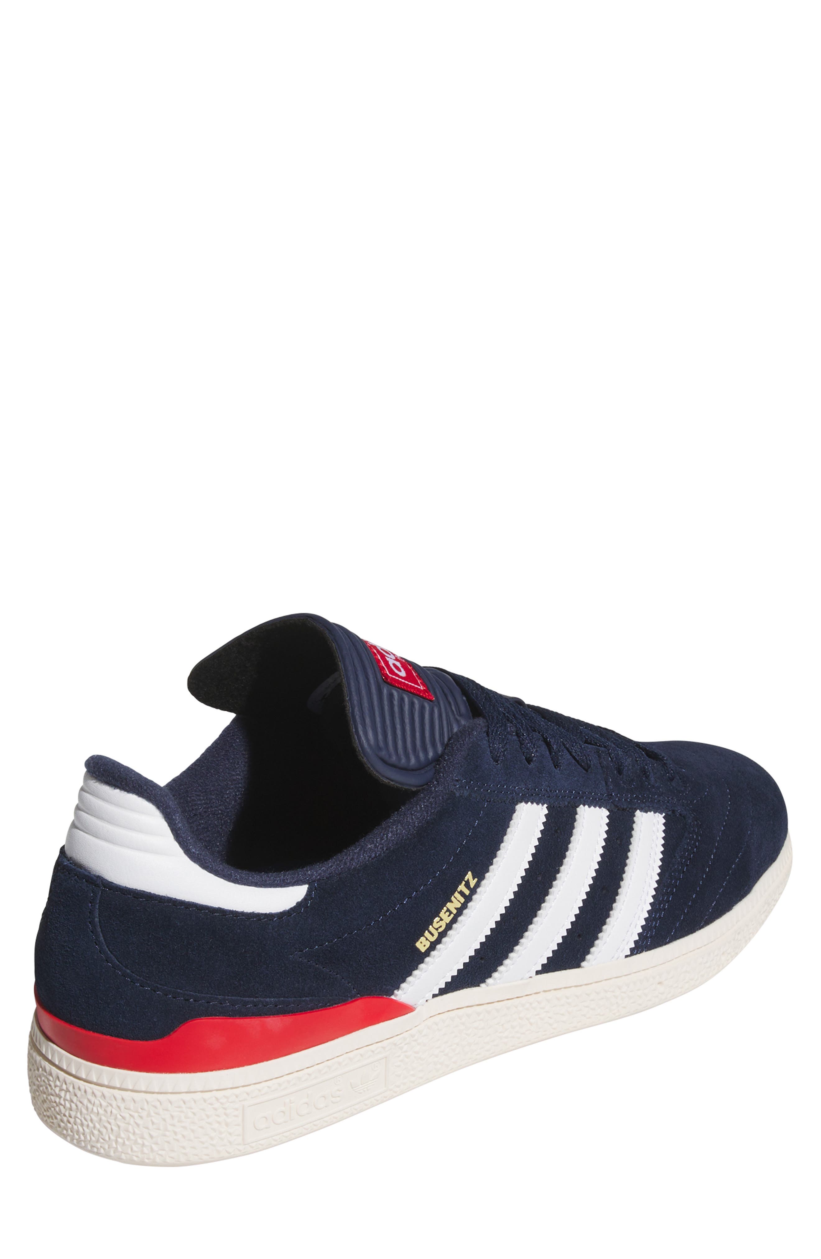 adidas Busenitz Sneaker, Alternate, color, Navy/ White/ Scarlet
