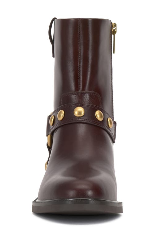 Vince Camuto Amais Moto Boot In Burgundy