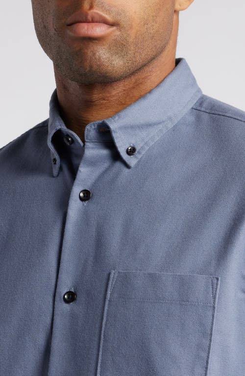 Nordstrom Tech-smart Trim Fit Check Stretch Button-down Shirt In Grey Folkstone