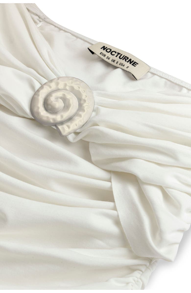 Nocturne Oyster Accessory Blouse, Alternate, color, 