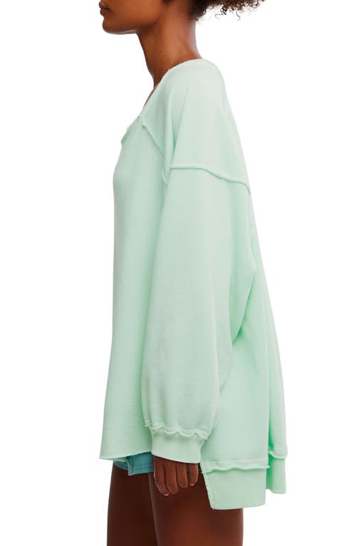 Free People Fp Movement One To Beat Oversize Pullover In Green