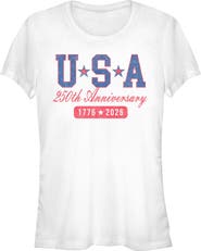 Lost Gods Juniors Lost Gods 1776 USA 250th Anniversary T Shirt