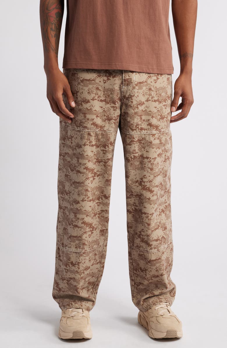 Butter Goods Pixel Camo Work Pants, Main, color,