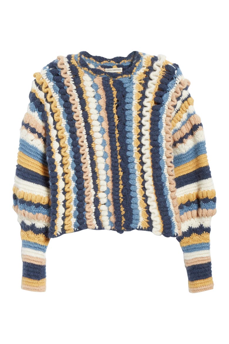 Agostina Alpaca Blend Sweater, Alternate, color, LTI MULTI
