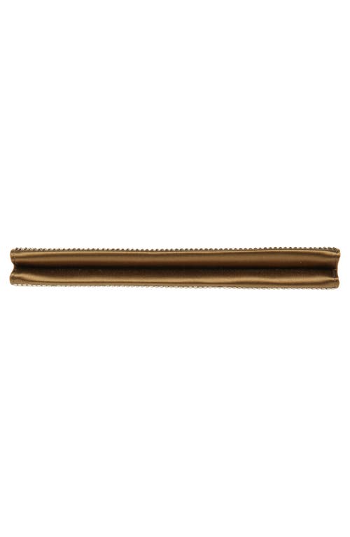 Saint Laurent Midnight Crystal Embellished Satin Clutch