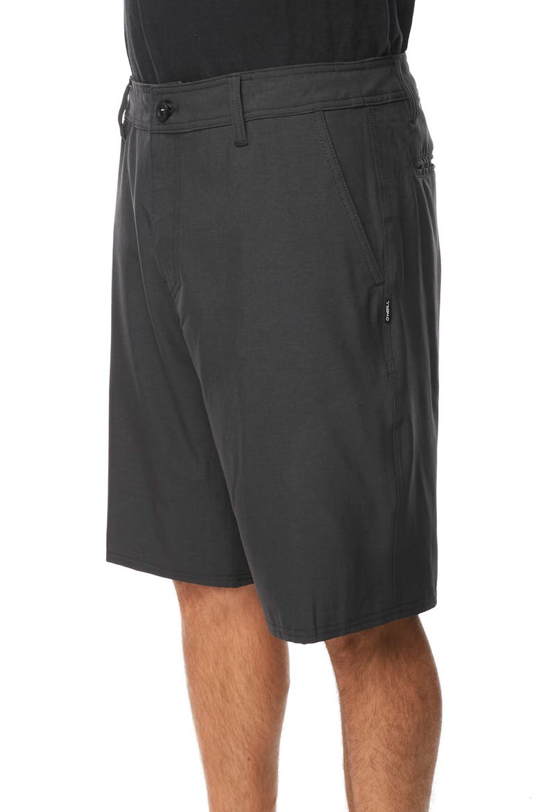 Reserve Heather Hybrid Shorts, Alternate, color, BLACK