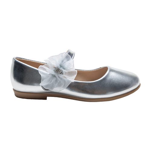 Tulleen Haile Ballerina Shoes In Silver