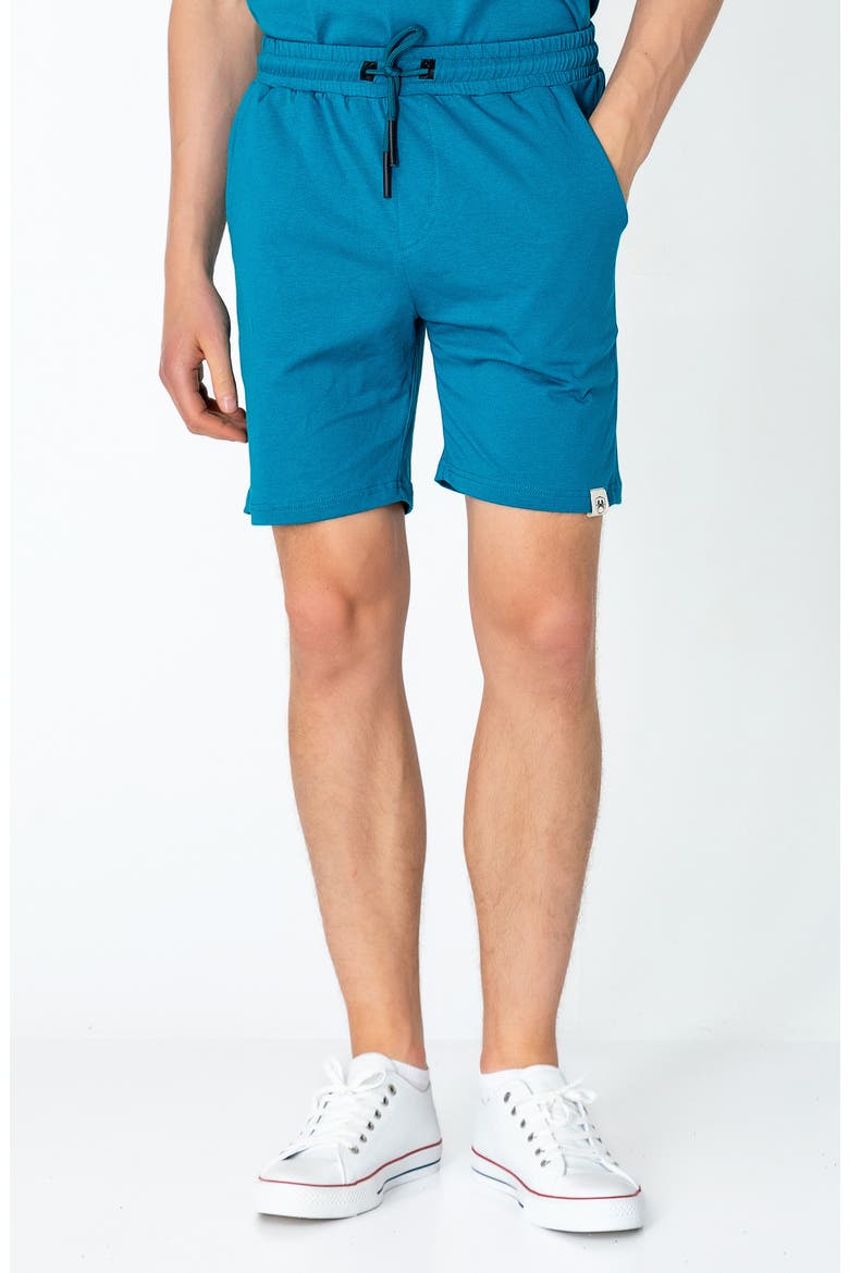 Drawstring Cotton Shorts, Main, color, HAWAII