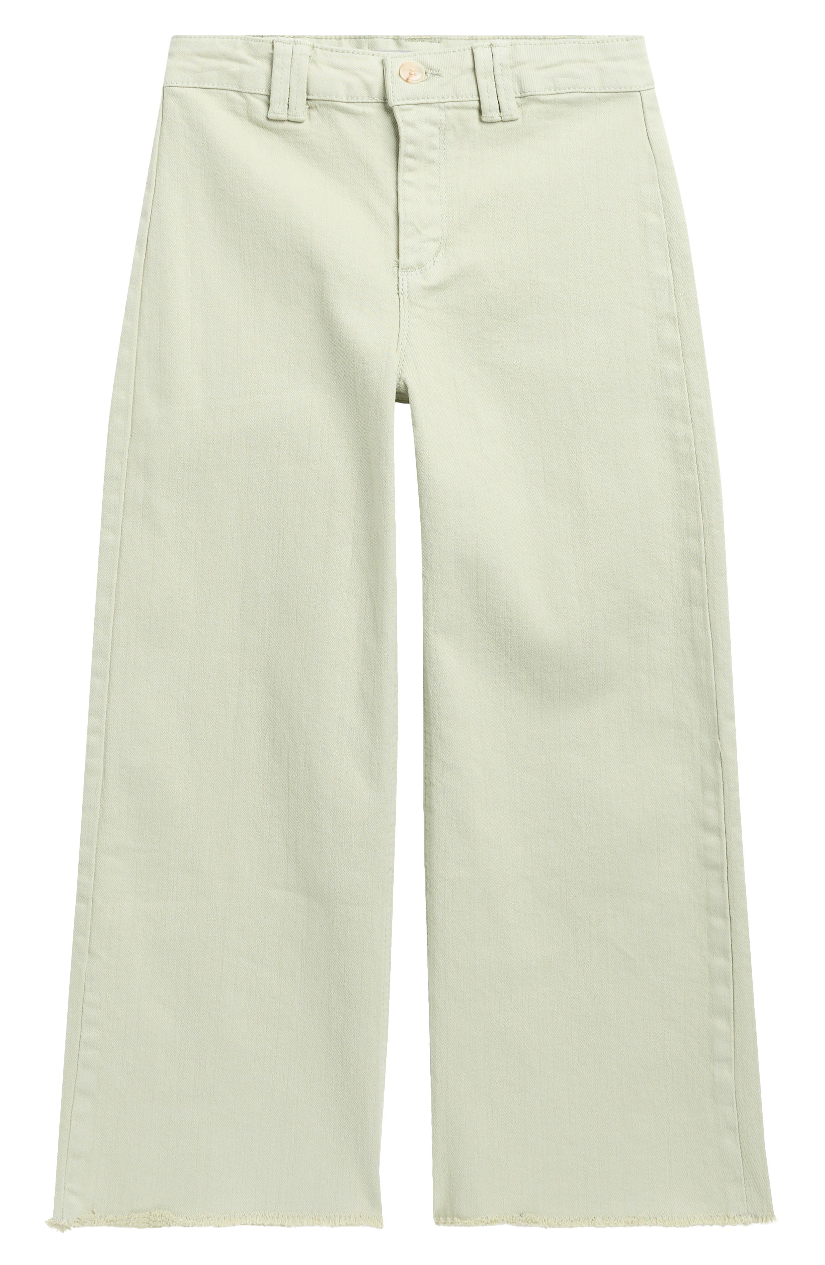 Tractr Kids' Fray Hem Wide Leg Jeans