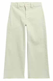 Tractr Kids' Fray Hem Wide Leg Jeans