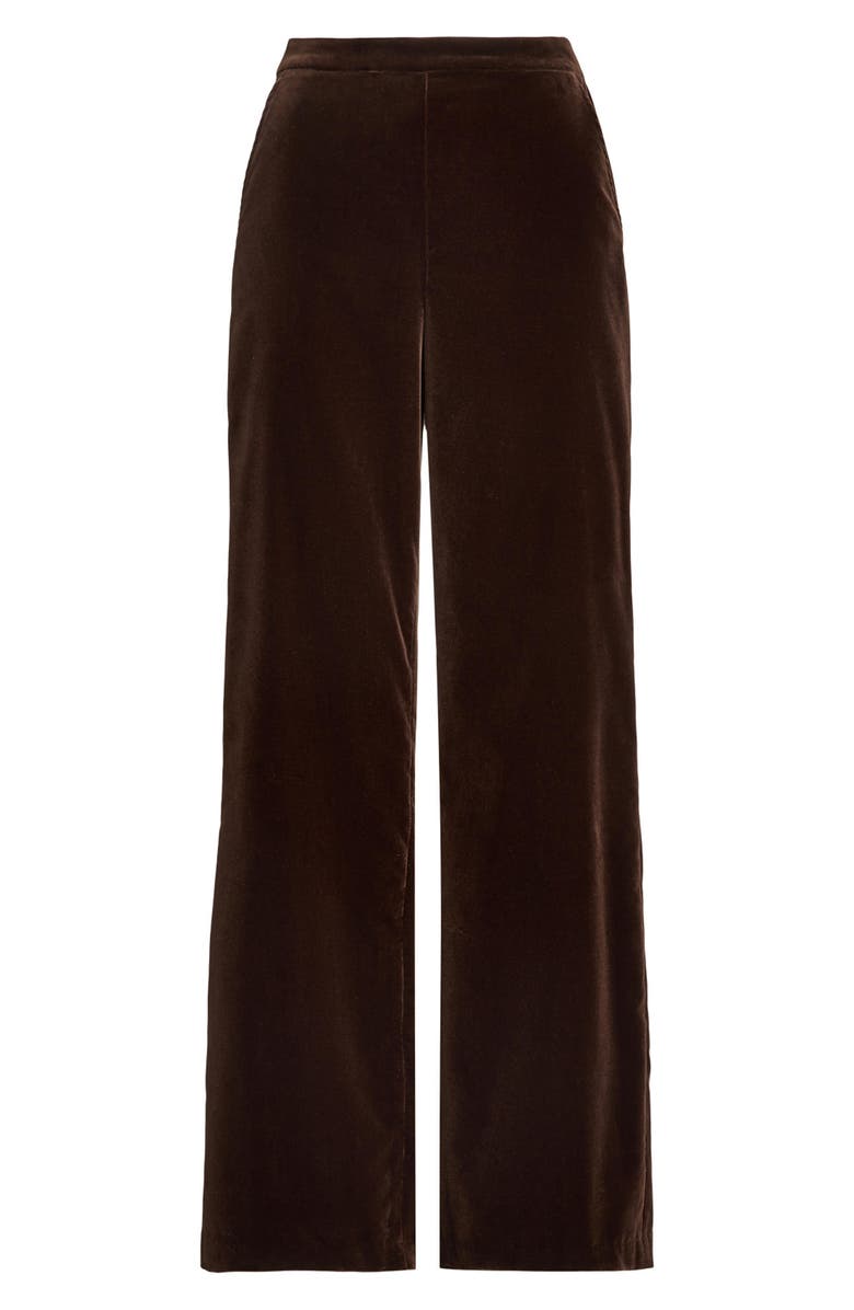 Polo Ralph Lauren Velvet Wide Leg Pants, Alternate, color,