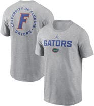 Jordan Brand Men's Jordan Brand Heather Gray Florida Gators Campus 2-Hit T-Shirt