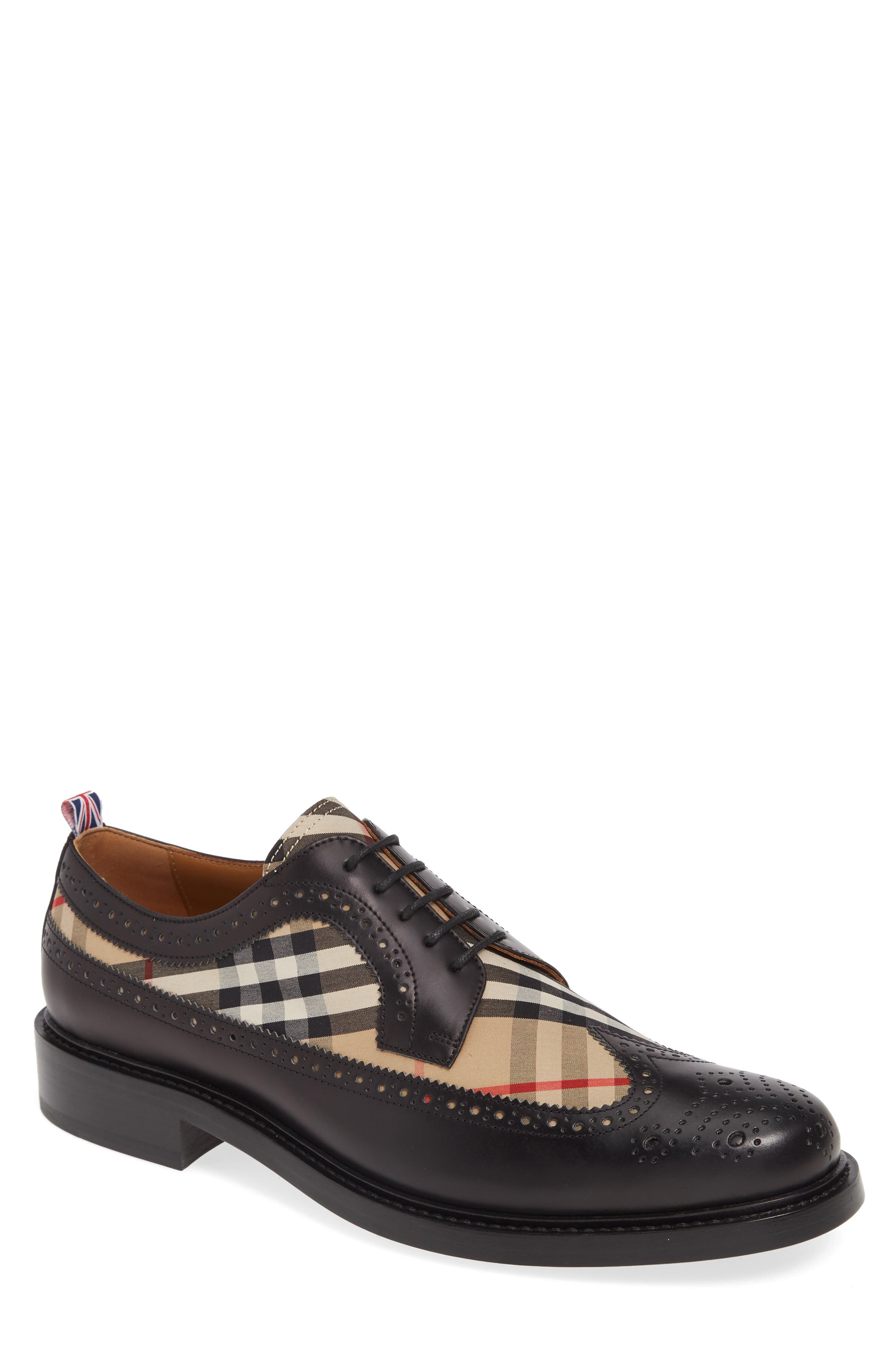 Arndale Wingtip, Main, color, BLACK/ ARCHIVE BEIGE