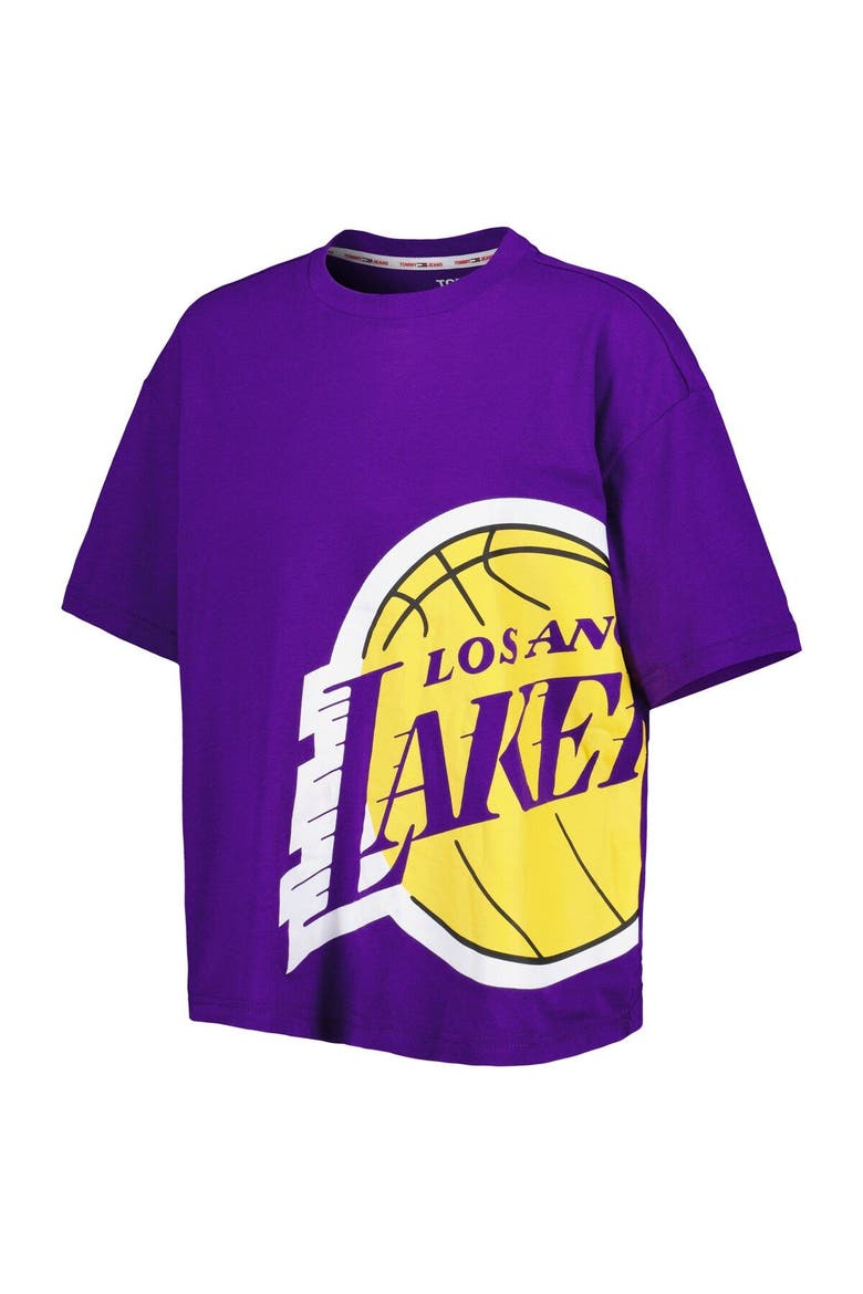 Women's Tommy Jeans Purple Los Angeles Lakers Bianca T-Shirt, Alternate, color, Purple