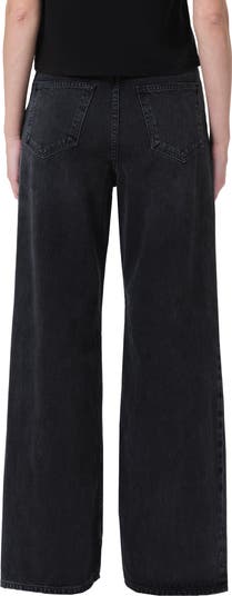 Dame High Waist Wide Leg Organic Cotton Jeans