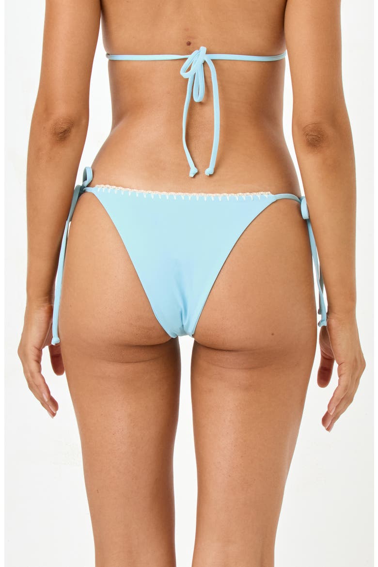 Samba Bitsy Side Tie Bikini Bottoms, Alternate, color, TOURMALINE