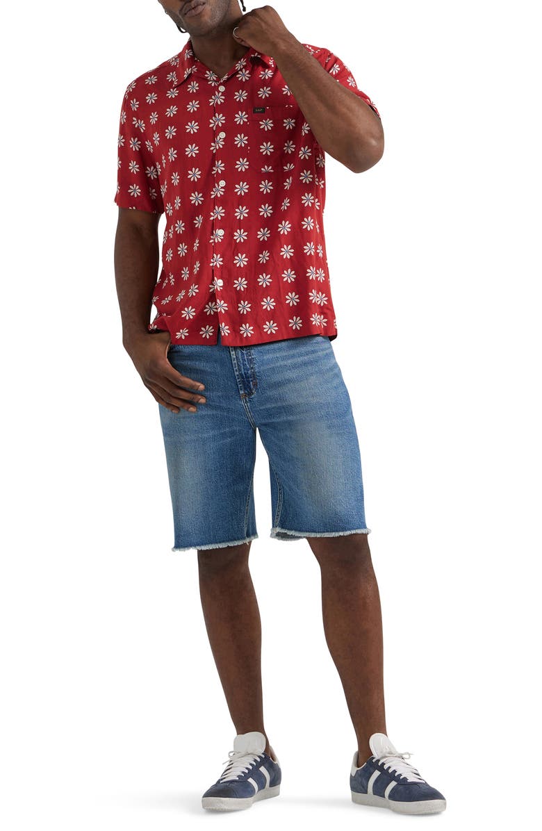 Lee Floral Camp Shirt, Alternate, color, 