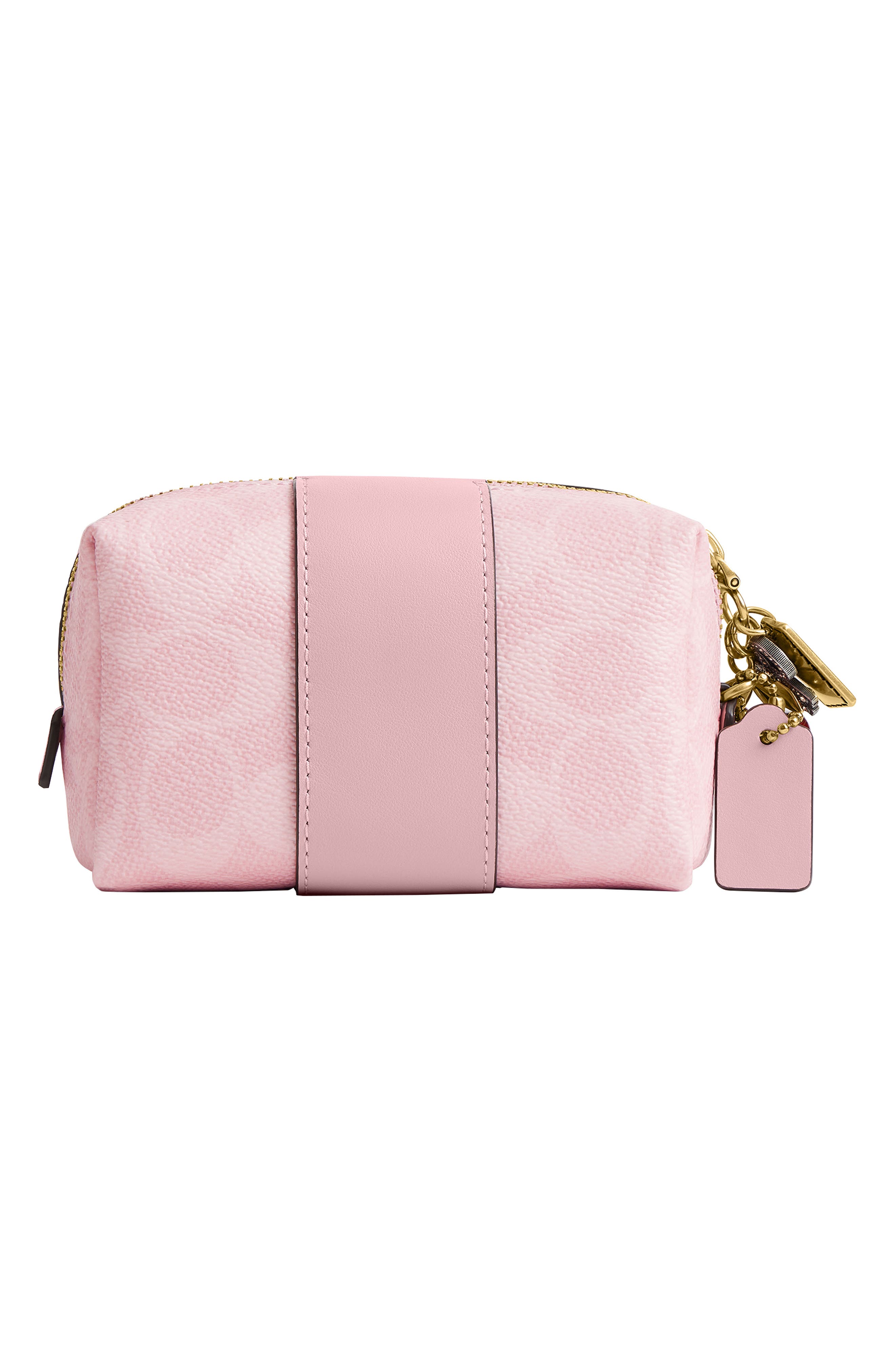 Boxed Essential Mini Cosmetic Pouch, Alternate, color, B4/ POWDER PINK