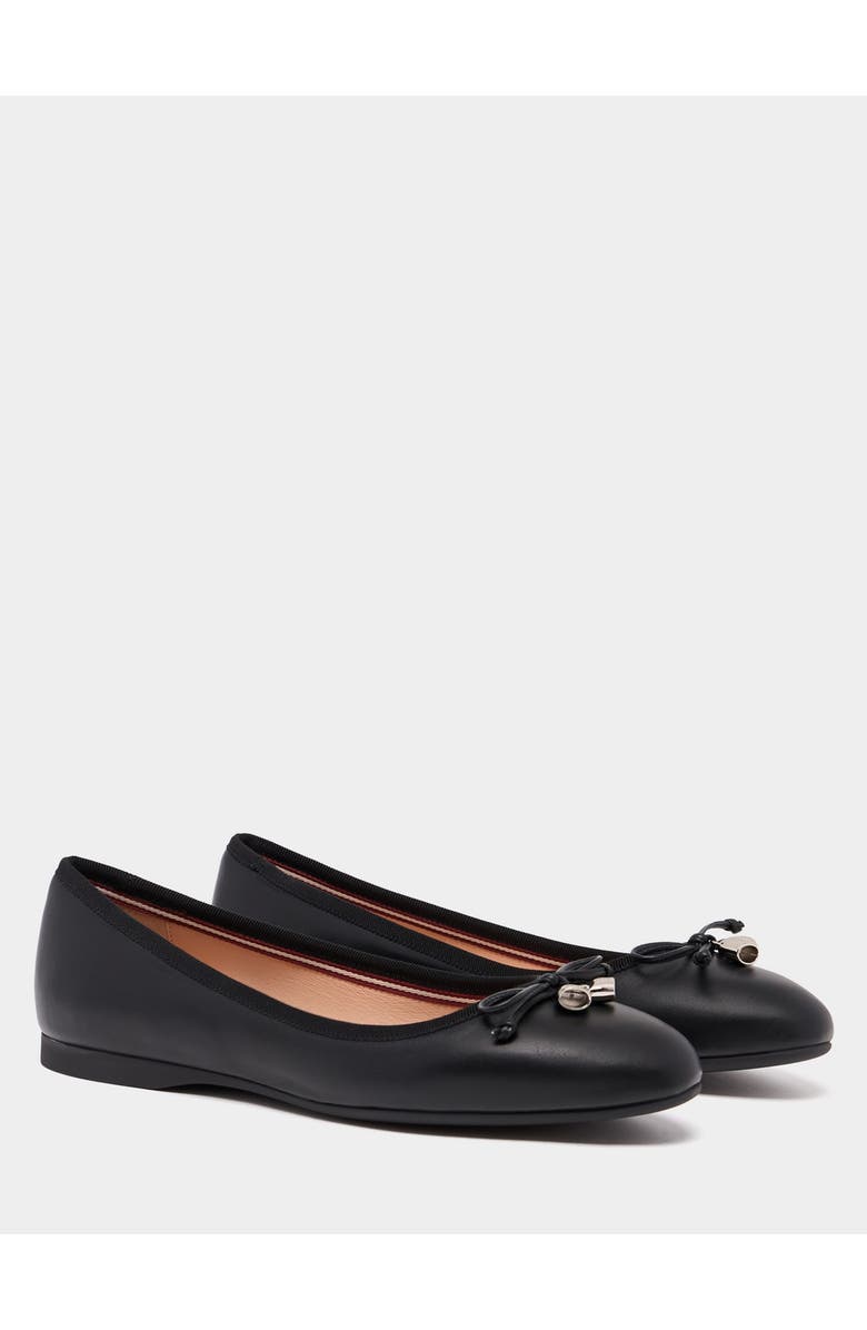 Bally Calf Leather Ysla Ballet Flat, Alternate, color,