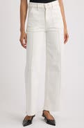 FRAME Le Slim Palazzo Pintuck High Waist Wide Leg Jeans