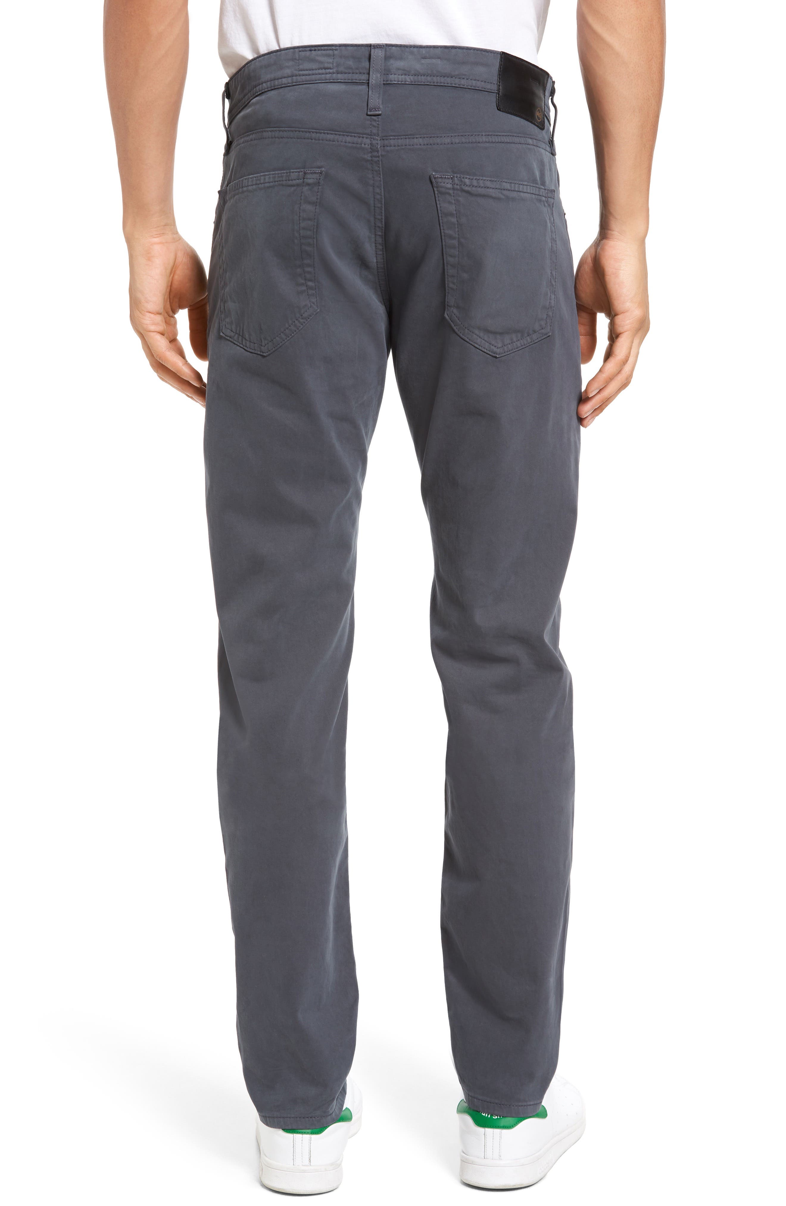AG Tellis Sueded Stretch Sateen Slim Leg Pants | Nordstromrack