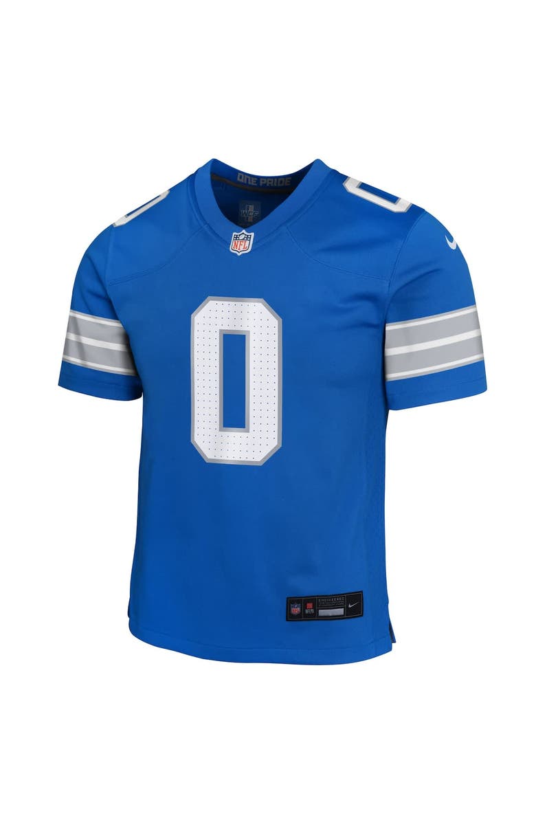 Nike Youth Nike Jahmyr Gibbs Blue Detroit Lions Team Game Jersey, Alternate, color, Blue