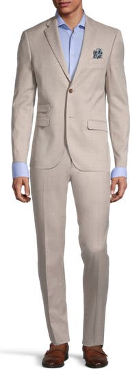 Solid Two-Button Suit