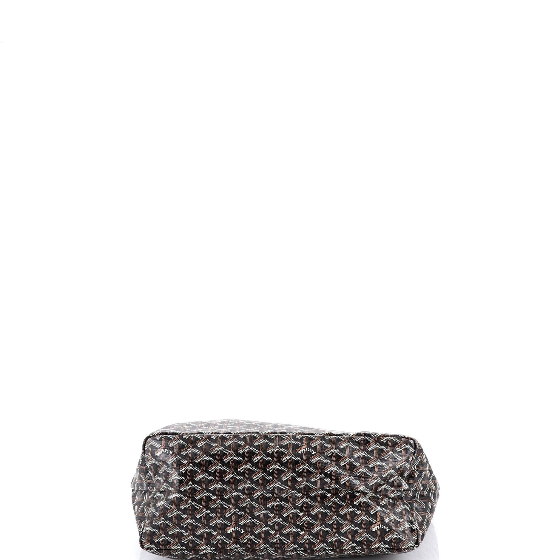 Pre-Owned Goyard Saint Louis Tote Coated Canvas PM, Alternate, color, Black