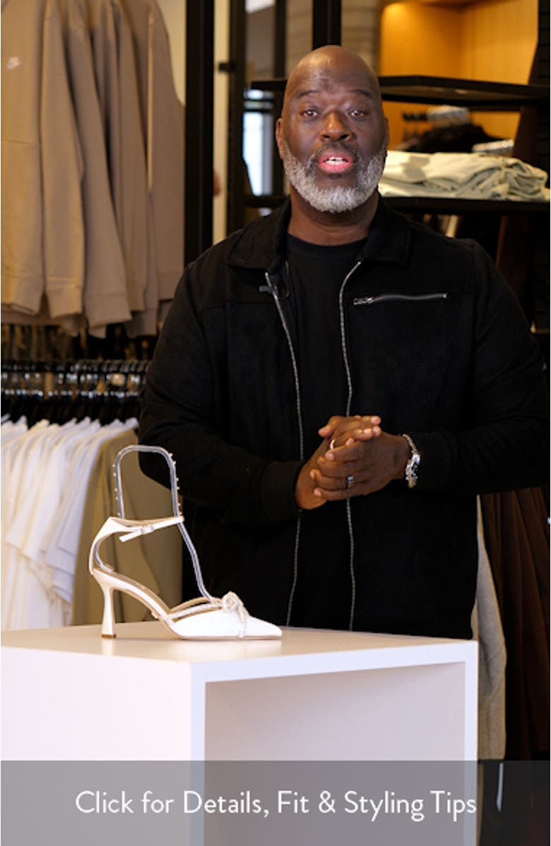 Ann Ankle Strap Pointed Toe Pump, sales video thumbnail