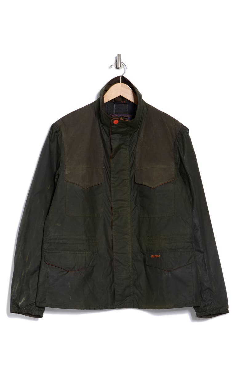 Barbour x Orvis Griffin Waxed Cotton Jacket, Alternate, color, 