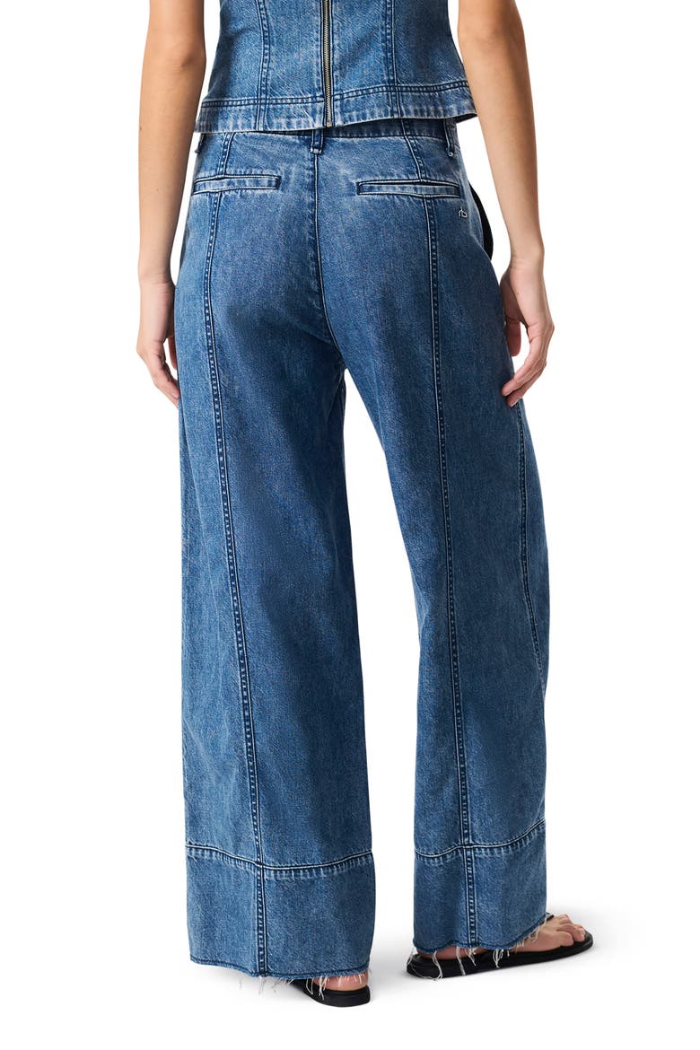 Arianna High Waist Wide Leg Jeans, Alternate, color, BEEKMAN