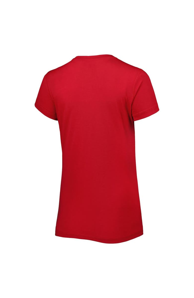 CONCEPTS SPORT Women's Concepts Sport Red/Pewter Tampa Bay Buccaneers Badge T-Shirt & Pants Sleep Set, Alternate, color, Red