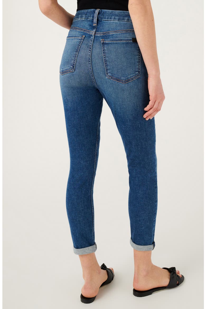 Slim Boyfriend Jeans, Alternate, color, BAYVIEW