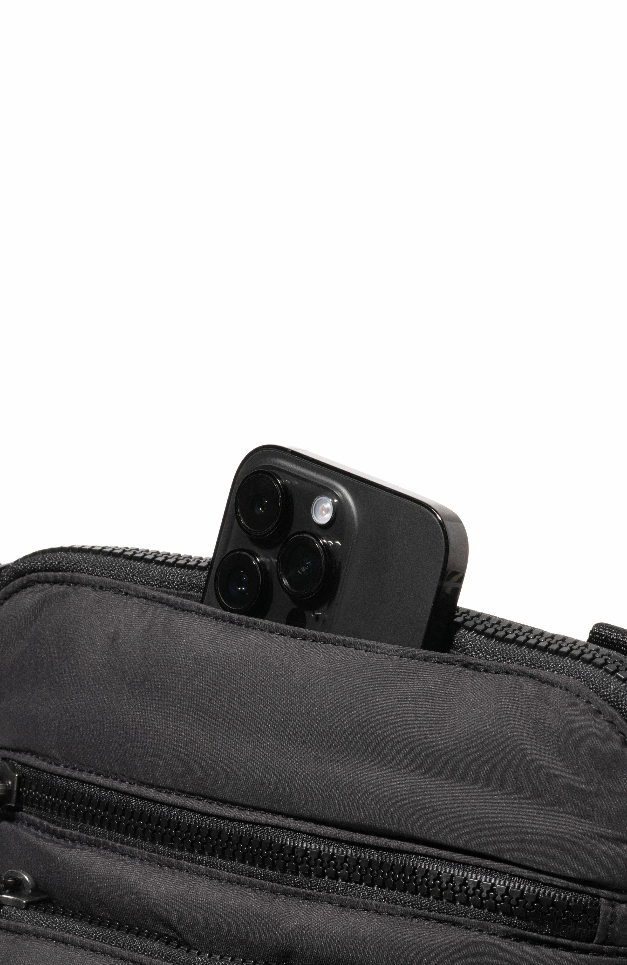 BAGGALLINI Modern Pocket Crossbody Bag, Alternate, color, Black Puff