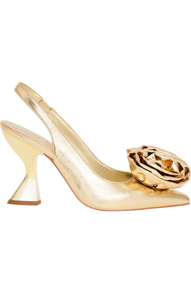 Katy Perry The Laterr Pointed Toe Slingback Pump, Alternate, color, Gold