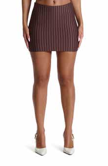 N BY NAKED WARDROBE Pinstripe Miniskirt