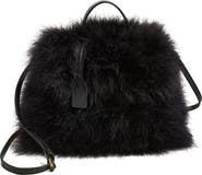 Moschino Tie Me Feather Handbag