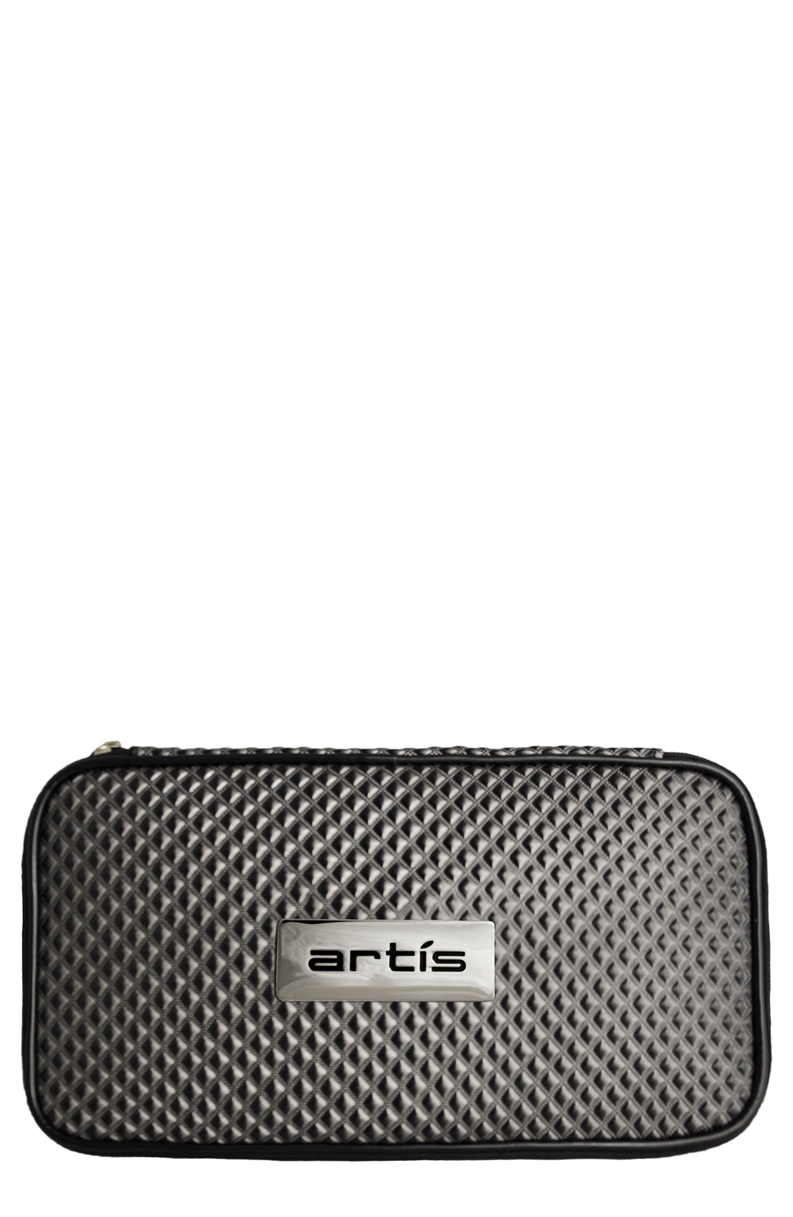 Grey Brush Travel Case, Main, color, GREY