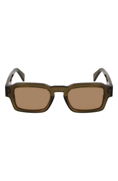 Latimer 49mm Small Modified Rectangular Sunglasses