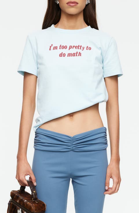 Too Pretty Asymmetric T-Shirt