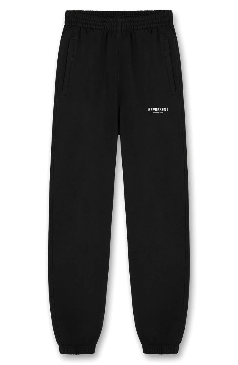 Represent Owners' Club Logo Graphic Joggers, Main, color, Black