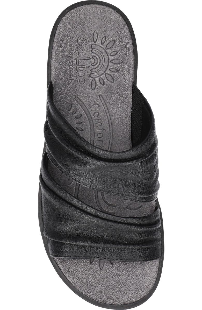 EASY STREET Seeker Ruched Sandal, Alternate, color,