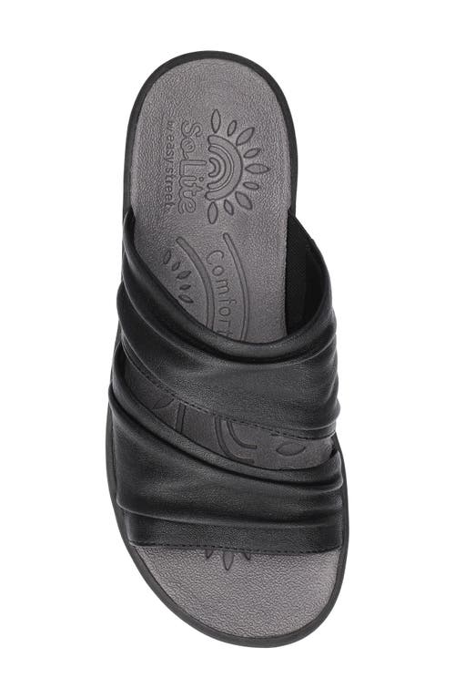 EASY STREET EASY STREET SEEKER RUCHED SANDAL