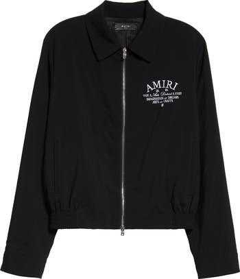 未使用　ARTISAN embroidery wool jacket black AMIRI Arts District Wool Blend Blouson Jacket | Nordstrom