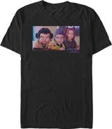 KPop Demon Hunters Men's KPop Demon Hunters Angry Trio Scene Graphic T-Shirt