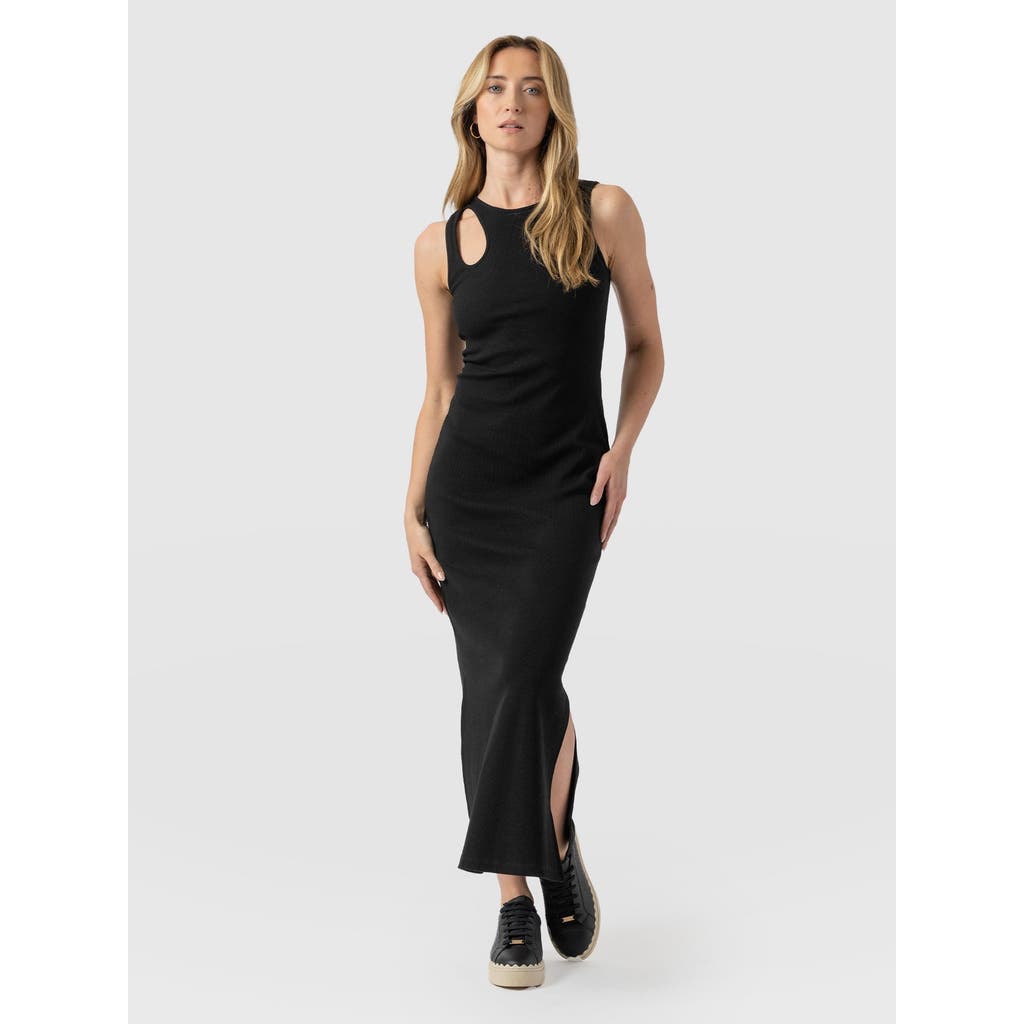 Shop Saint + Sofia Axel Cut Out Dress