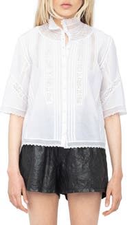Zadig & Voltaire Tanos Tomboy Button-Up Shirt